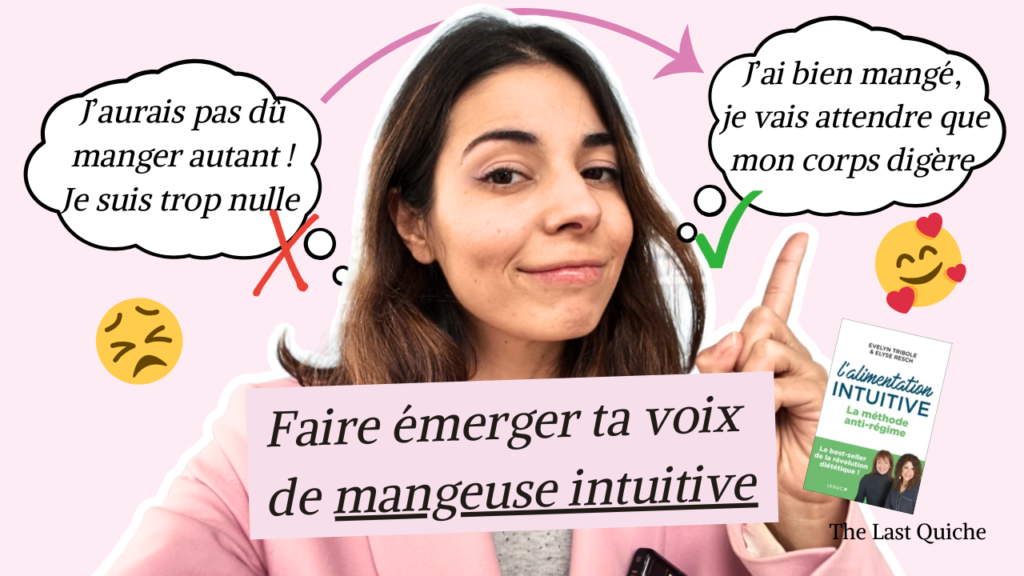 alimentation intuitive pensées comportement alimentaire rapport au corps podcast voix culture des régimes grossophobie